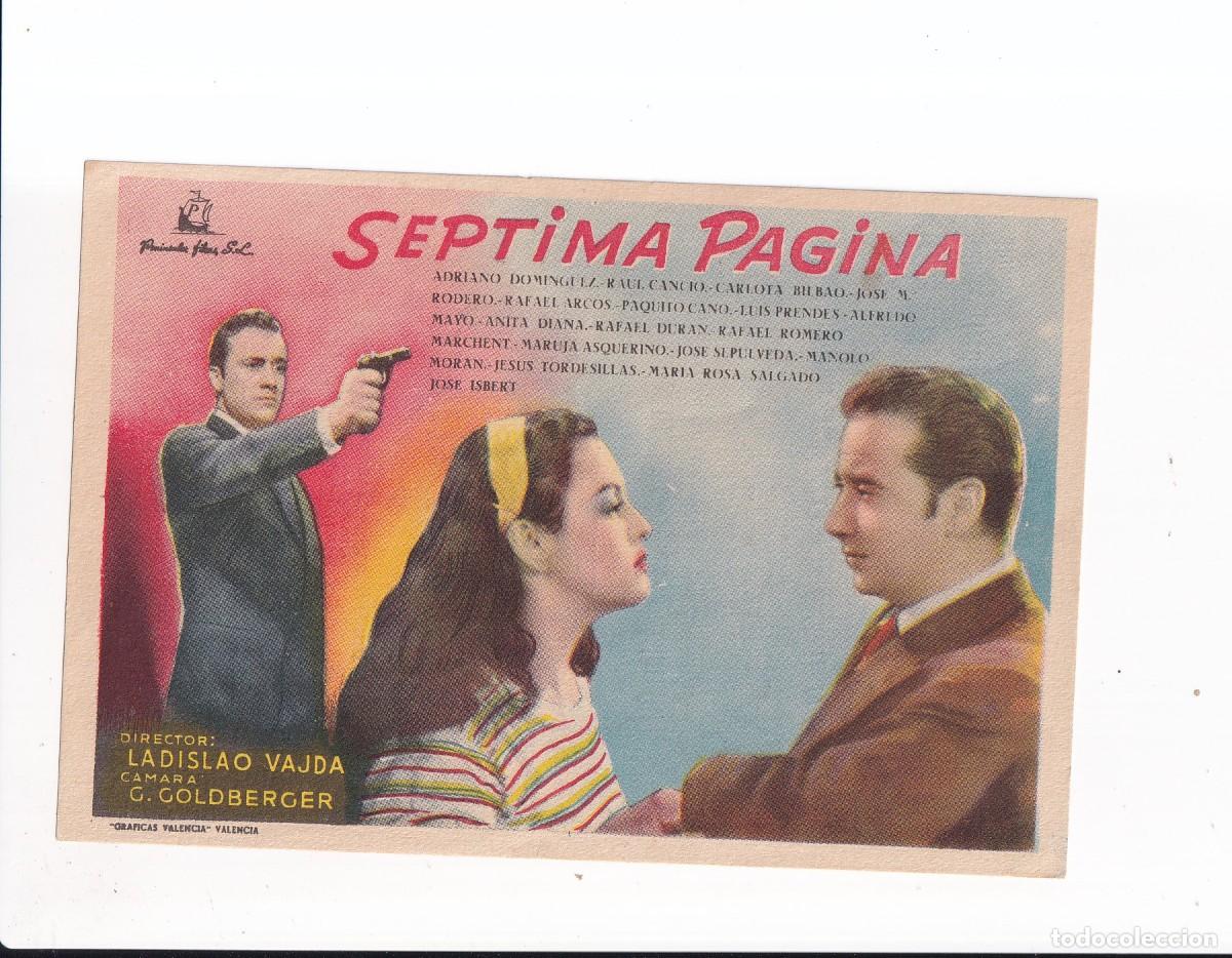 Cine: SEPTIMA PAGINA : RAFAEL DURAN .- CON PUBLICIDAD