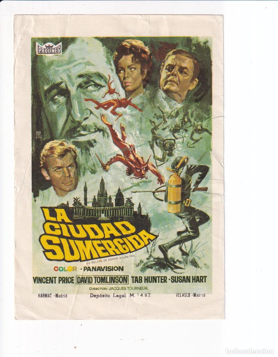 Cine: LA CIUDAD SUMERGIDA : DAVID TOMLINSON .-SIN PUBLICIDAD