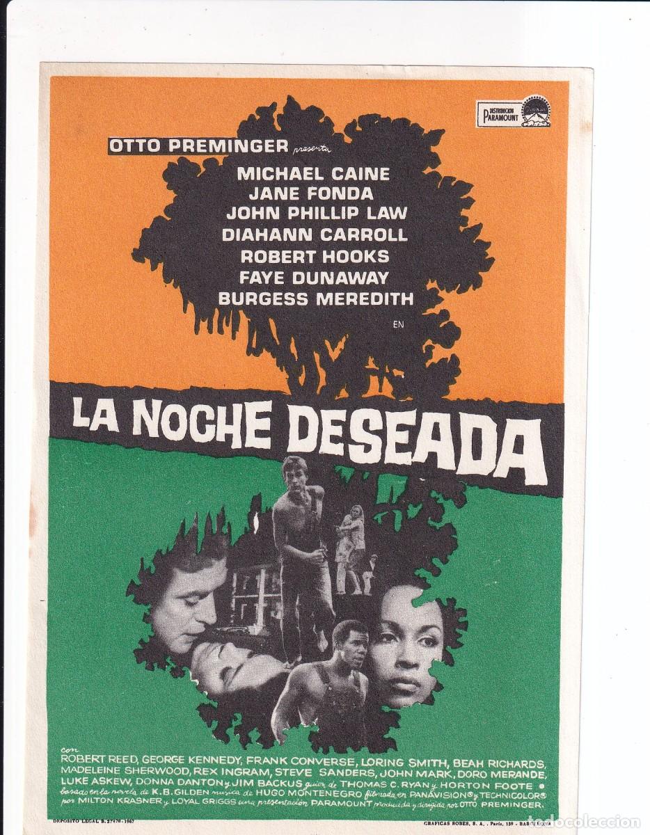 Cine: LA NOCHE DESEADA : MICHAEL CAINE .-SIN PUBLICIDAD