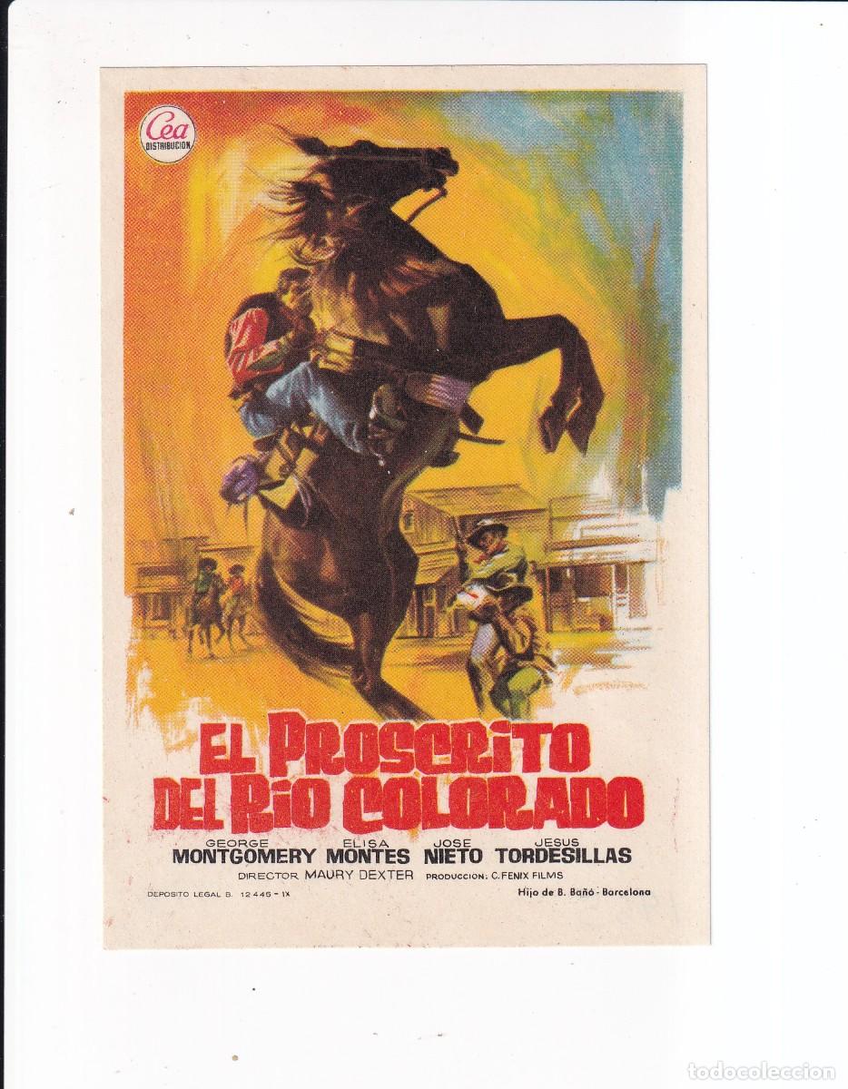 Cine: EL PROSCRITO DE RIO COLORADO.-SIN PUBLICIDAD