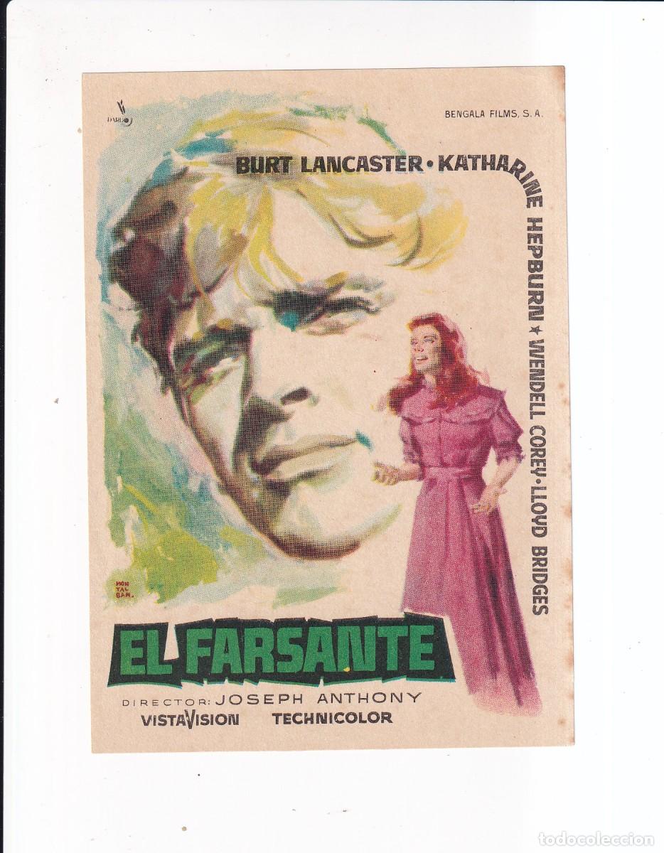 Cine: EL FARSANTE : BURT LANCASTER .-SIN PUBLICIDAD