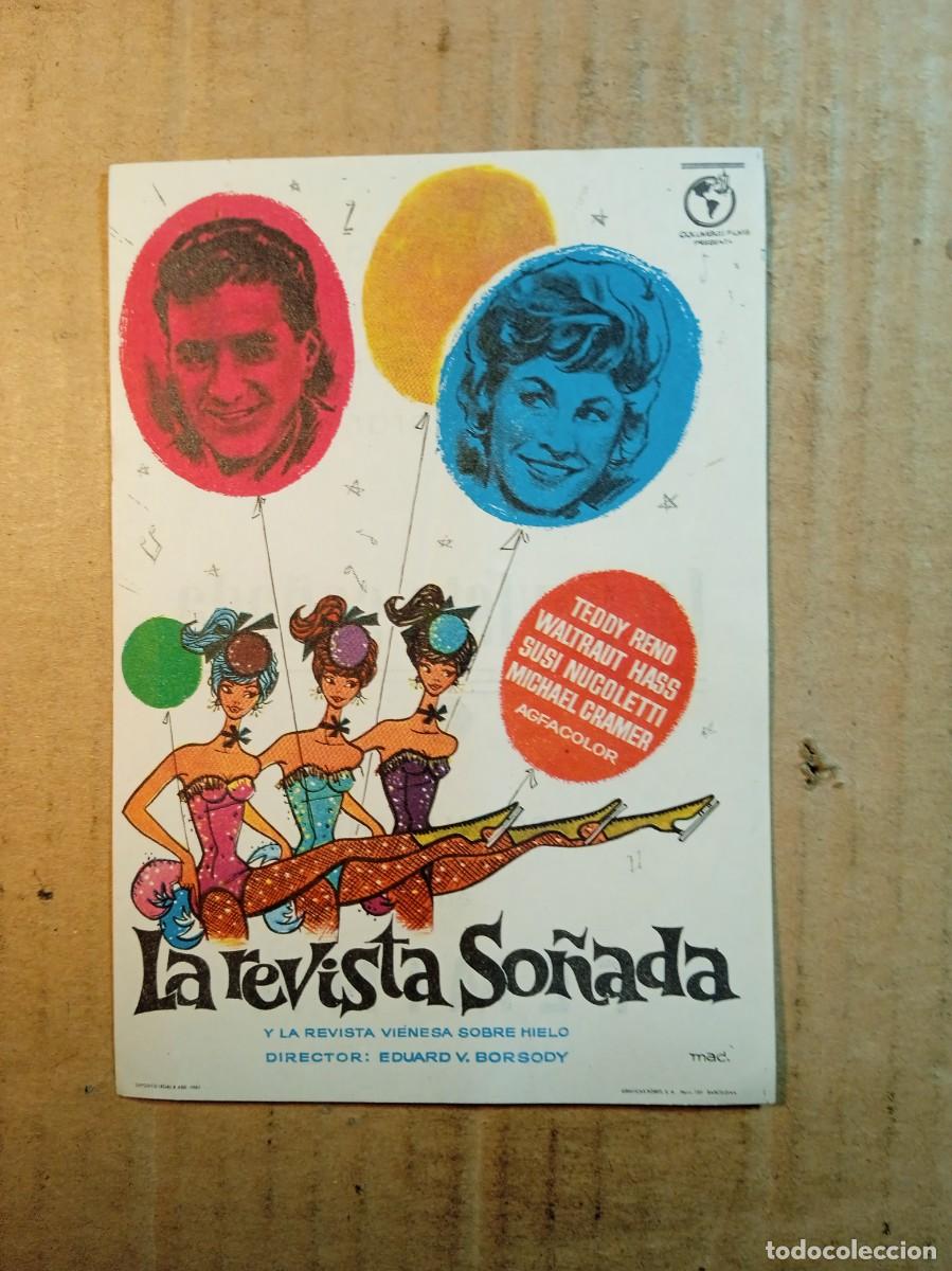 Cine: FOLLETO DE MANO CON PUBLICIDAD LA REVISTA SO&Ntilde;ADA