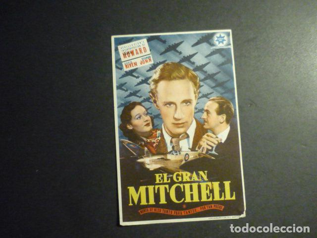 Cine: EL GRAN MITCHEL PROGRAMA DE MANO CON PUBLICIDAD CINE MARI LEON