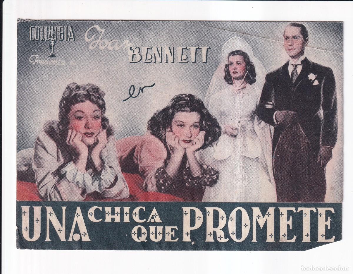 Cine: UNA CHICA QUE PROMETE : JOAN BENNETT .- SIN PUBLICIDAD