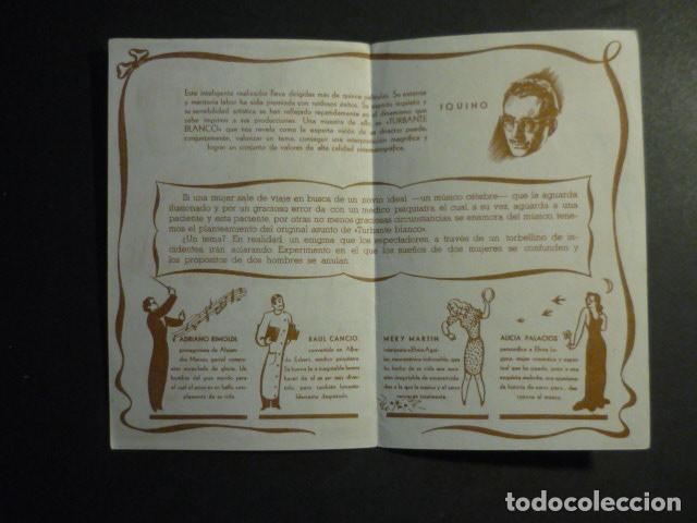 Cine: TURBANTE BLANCO PROGRAMA DE MANO DOBLE SIN PUBLICIDAD - Foto 2