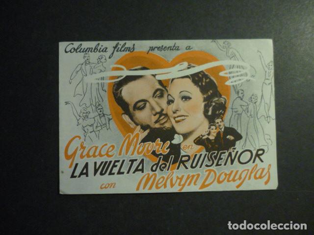  Flyers Publicitaires de films Anciens: LA VUELTA DEL RUISE&Ntilde;OR PROGRAMA DE MANO DOBLE SIN PUBLICIDAD