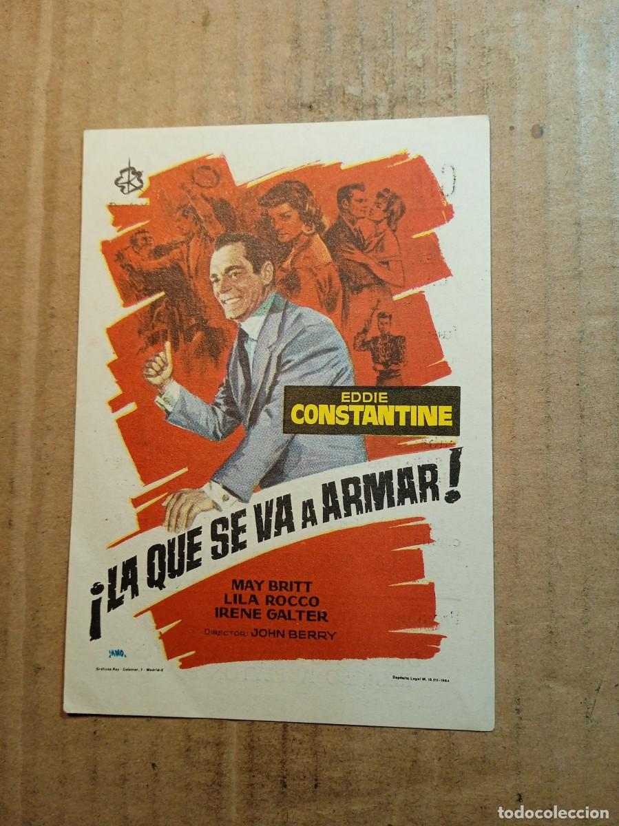  Flyers Publicitaires de films Anciens: FOLLETO DE MANO CON PUBLICIDAD LA QUE SE VA A ARMAR