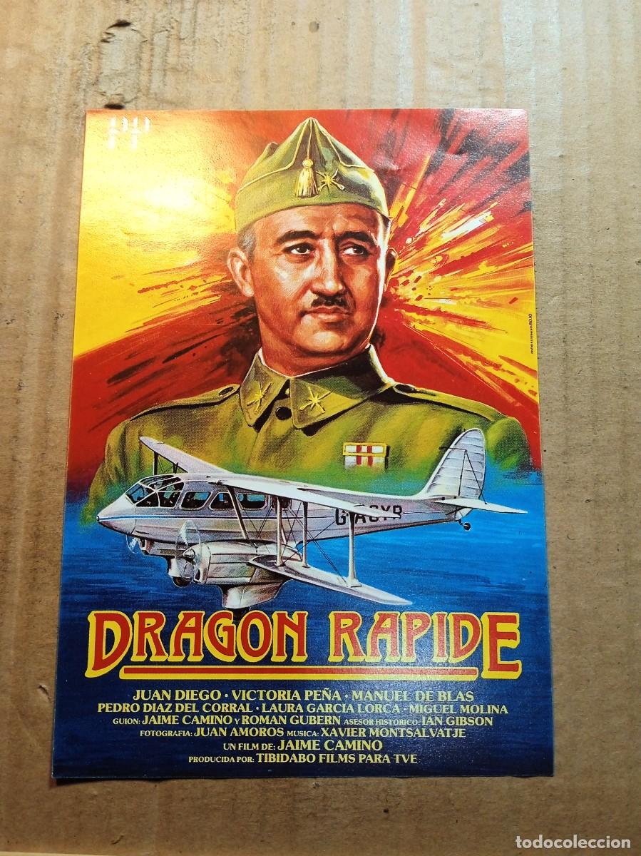  Flyers Publicitaires de films Anciens: FOLLETO DE MANO CON PUBLICIDAD DRAGON RAPIDE