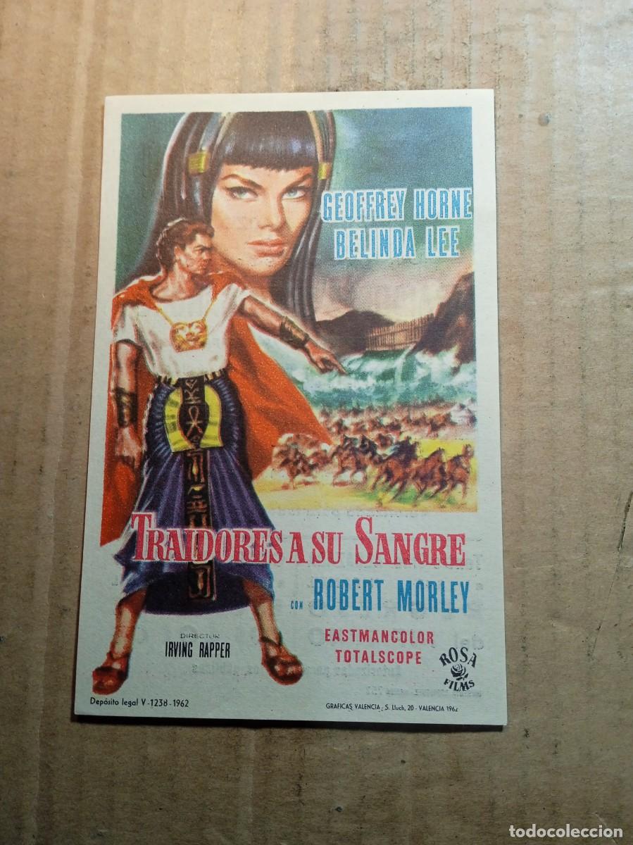  Flyers Publicitaires de films Anciens: FOLLETO DE MANO CON PUBLICIDAD TRAIDORES A SU SANGRE