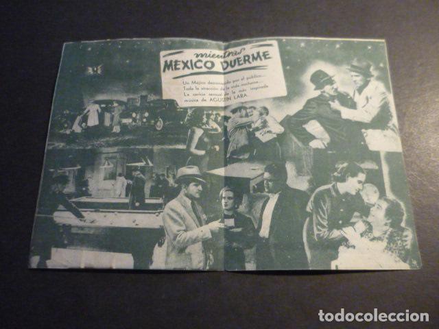 Cine: MIENTRAS MEXICO DUERME PROGRAMA DE MANO DOBLE SIN PUBLICIDAD - Foto 2