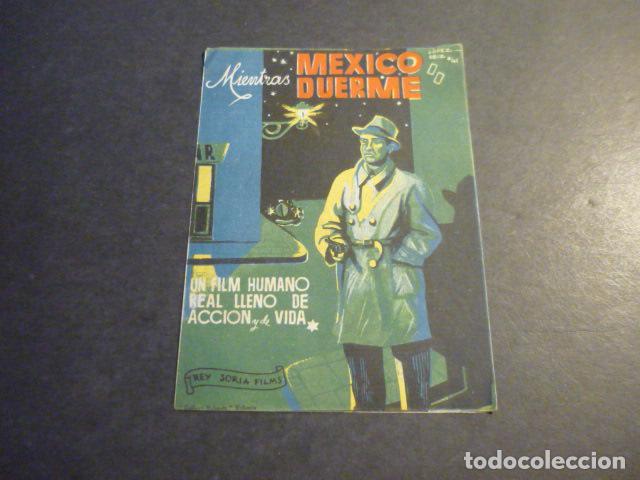 Cine: MIENTRAS MEXICO DUERME PROGRAMA DE MANO DOBLE SIN PUBLICIDAD - Foto 1