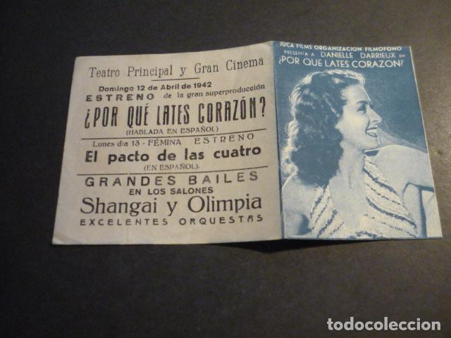 Cine: &iquest;POR QU&Eacute; LATES CORAZ&Oacute;N? PROGRAMA DE MANO DOBLE CON PUBLICIDAD - Foto 1
