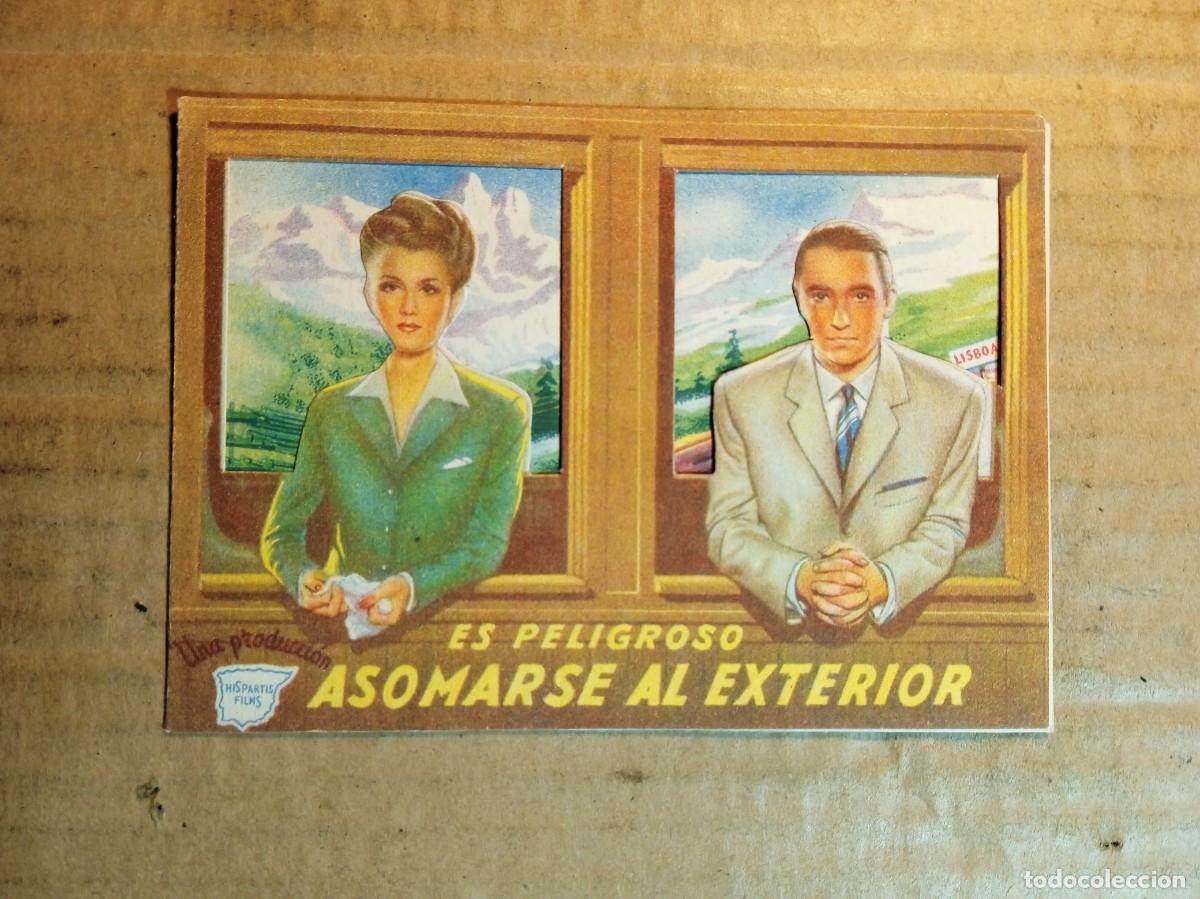  Foglietti di film di film antichi di cinema: FOLLETO DE MANO TROQUELADO ES PELIGROSO ASOMARSE AL EXTERIOR
