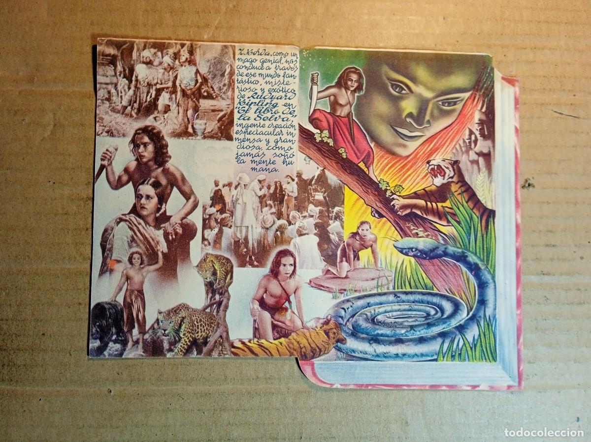 Cine: FOLLETO DE MANO TROQUELADO EL LIBRO DE LA SELVA - Foto 2