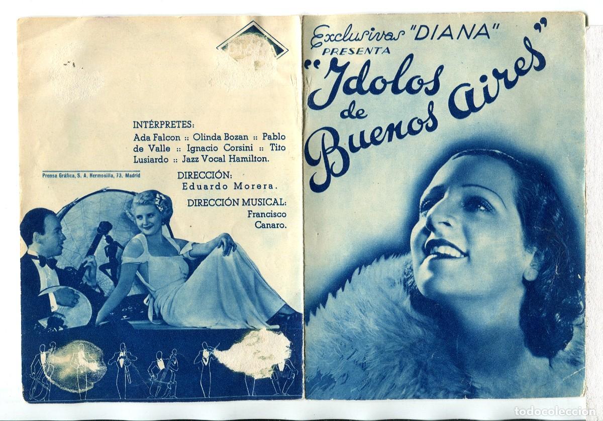 Cine: IDOLOS DE BUENOS AIRES, con ADA FALC&Oacute;N, - Foto 1