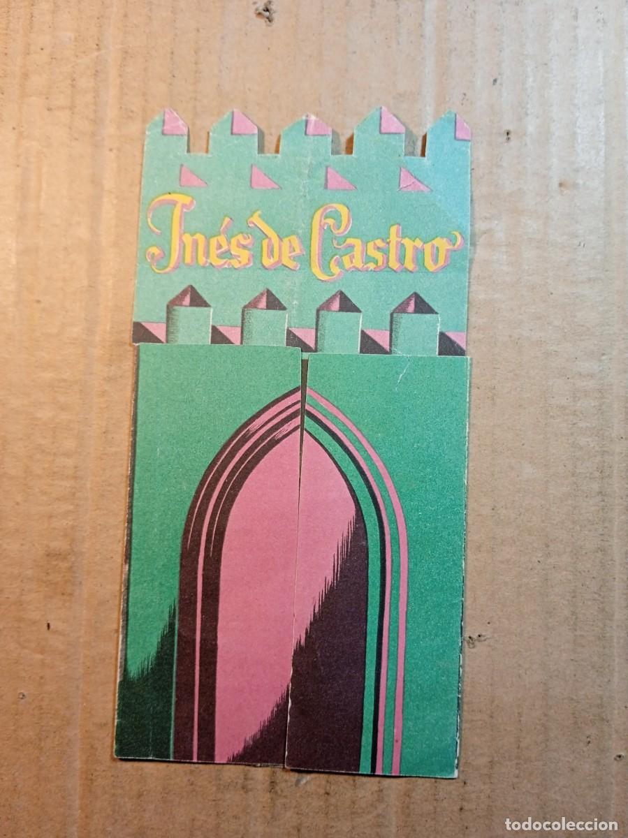  Flyers Publicitaires de films Anciens: FOLLETO DE MANO TROQUELADO IN&Eacute;S DE CASTRO