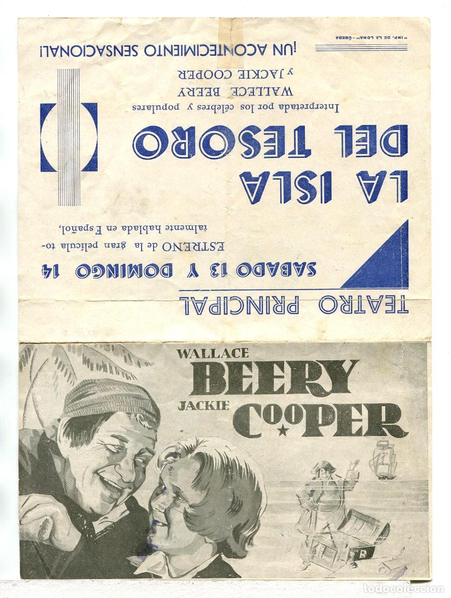 Cine: LA ISLA DEL TESORO, con Wallace Beery. - Foto 2