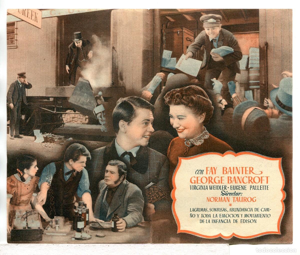 Cine: EL JOVEN EDISON, con Mickey Rooney. - Foto 2