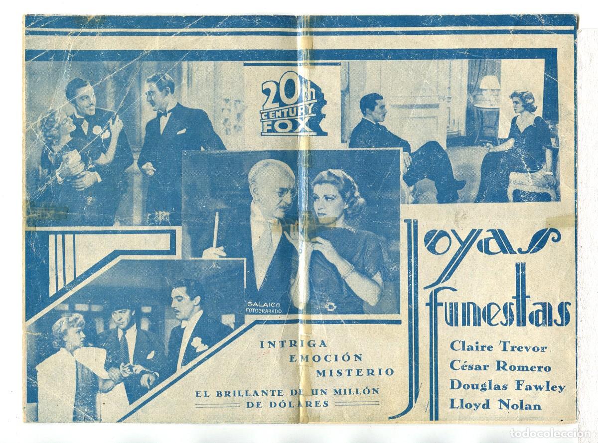 Cine: JOYAS FUNESTAS, con Claire Trevorr. - Foto 2