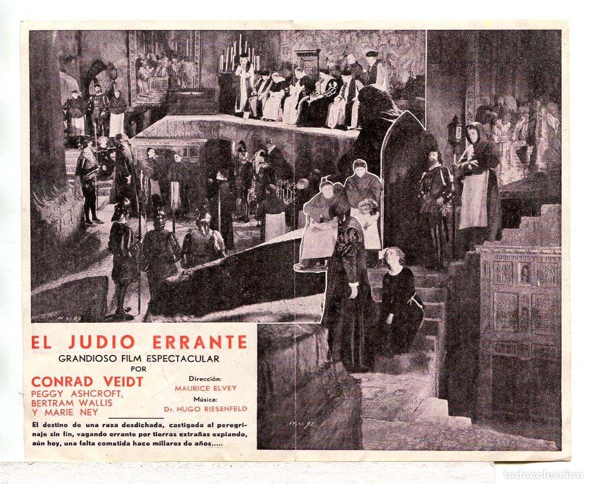 Cine: EL JUDIO ERRANTE, con Conrad Veidt. - Foto 2