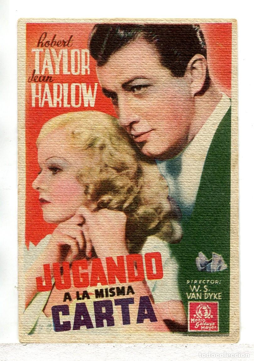 Cine: JUGANDO A LA MISMA CARTA, con Robert Taylor. - Foto 1