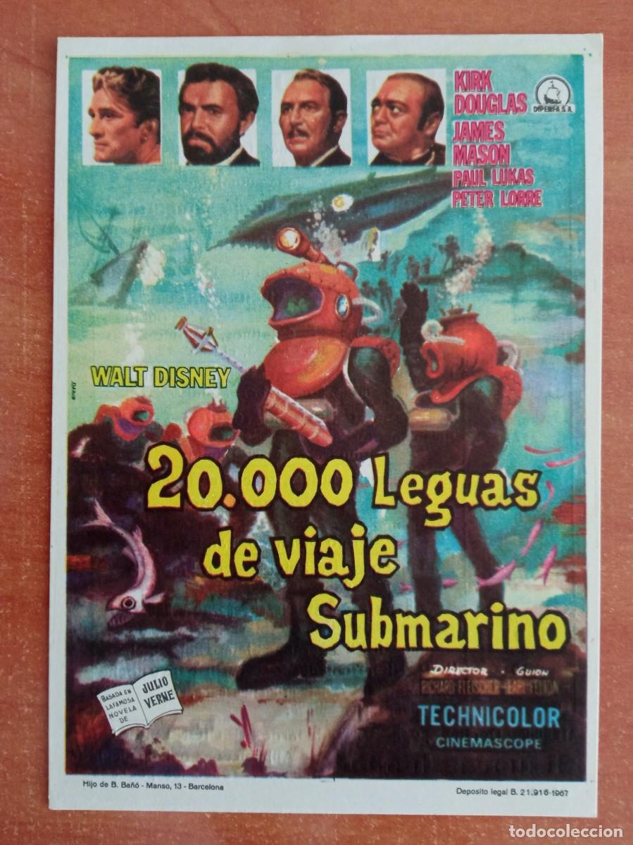 Cine: 20.000 LEGUAS DE VIAJE SUBMARINO, KIRK DOUGLAS, DISNEY, CINE MODERNO, ORTUELLA, VIZCAYA