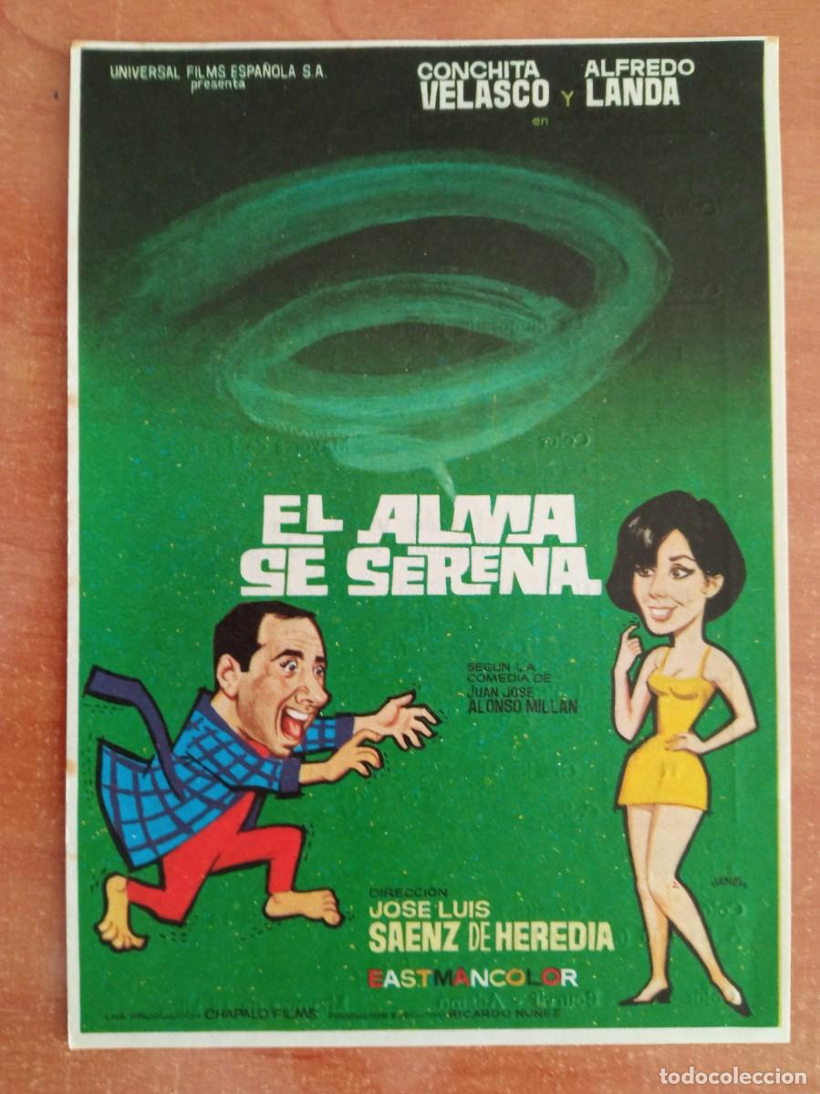 Cine: EL ALMA SE SERENA, CONCHITA VELASCO, ALFREDO LANDA, CINE ZORROZA, BILBAO