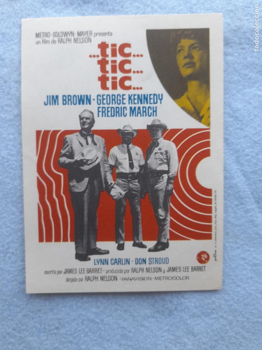 Cine: Tic...Tic...Tic... A&ntilde;o 1970. Jim Brown, George Kennedy, Fredric March.