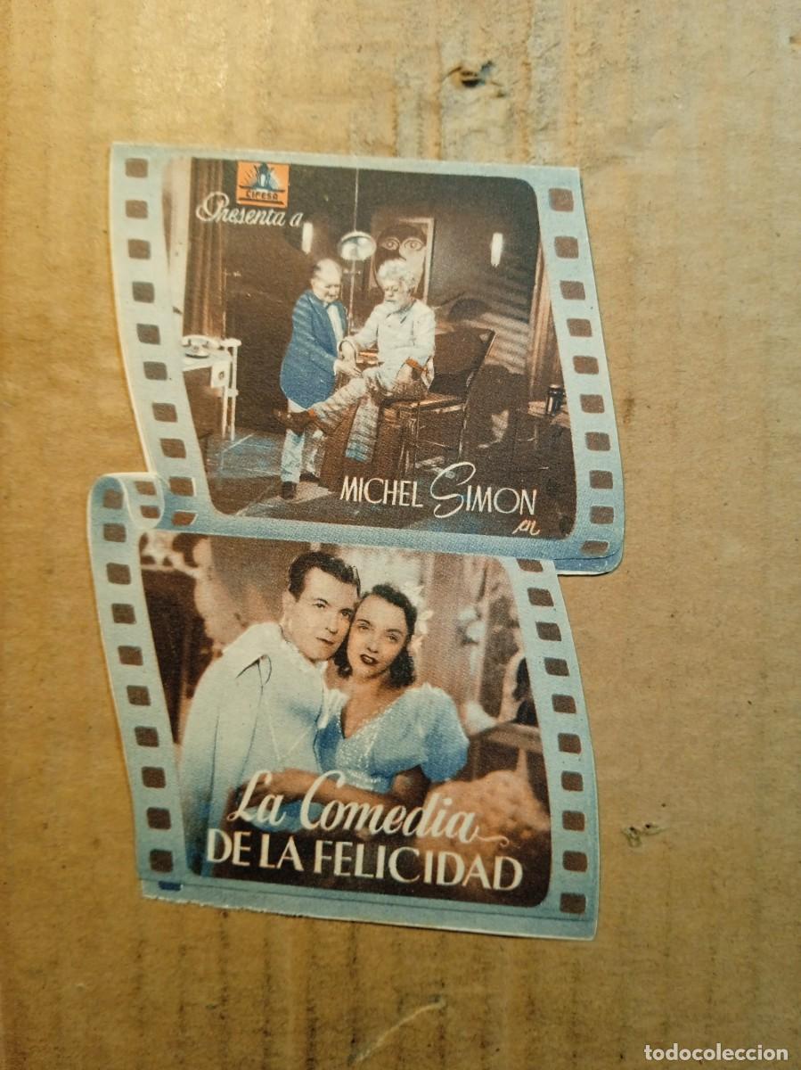 Cine: FOLLETO DE MANO TROQUELADO LA COMEDIA DE LA FELICIDAD
