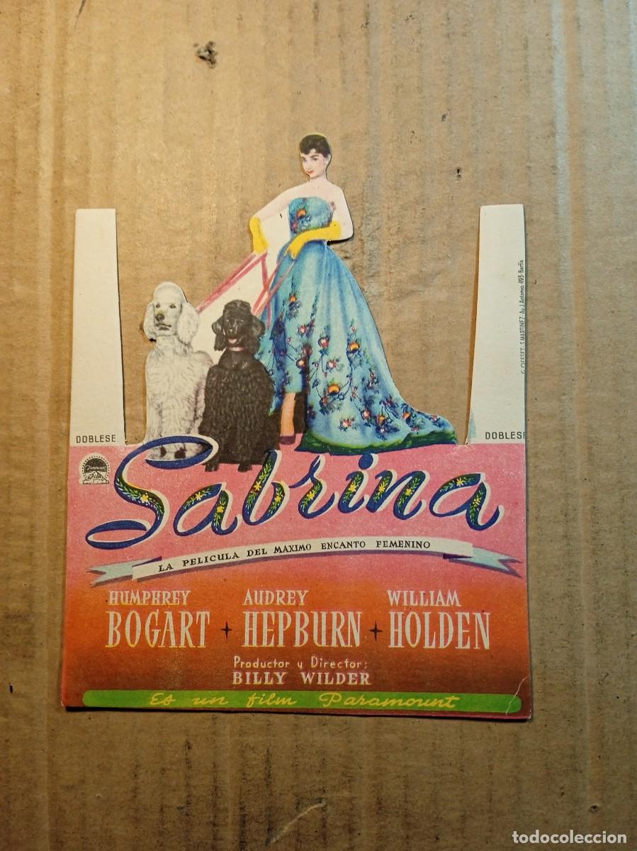 Cine: FOLLETO DE MANO TROQUELADO SABRINA