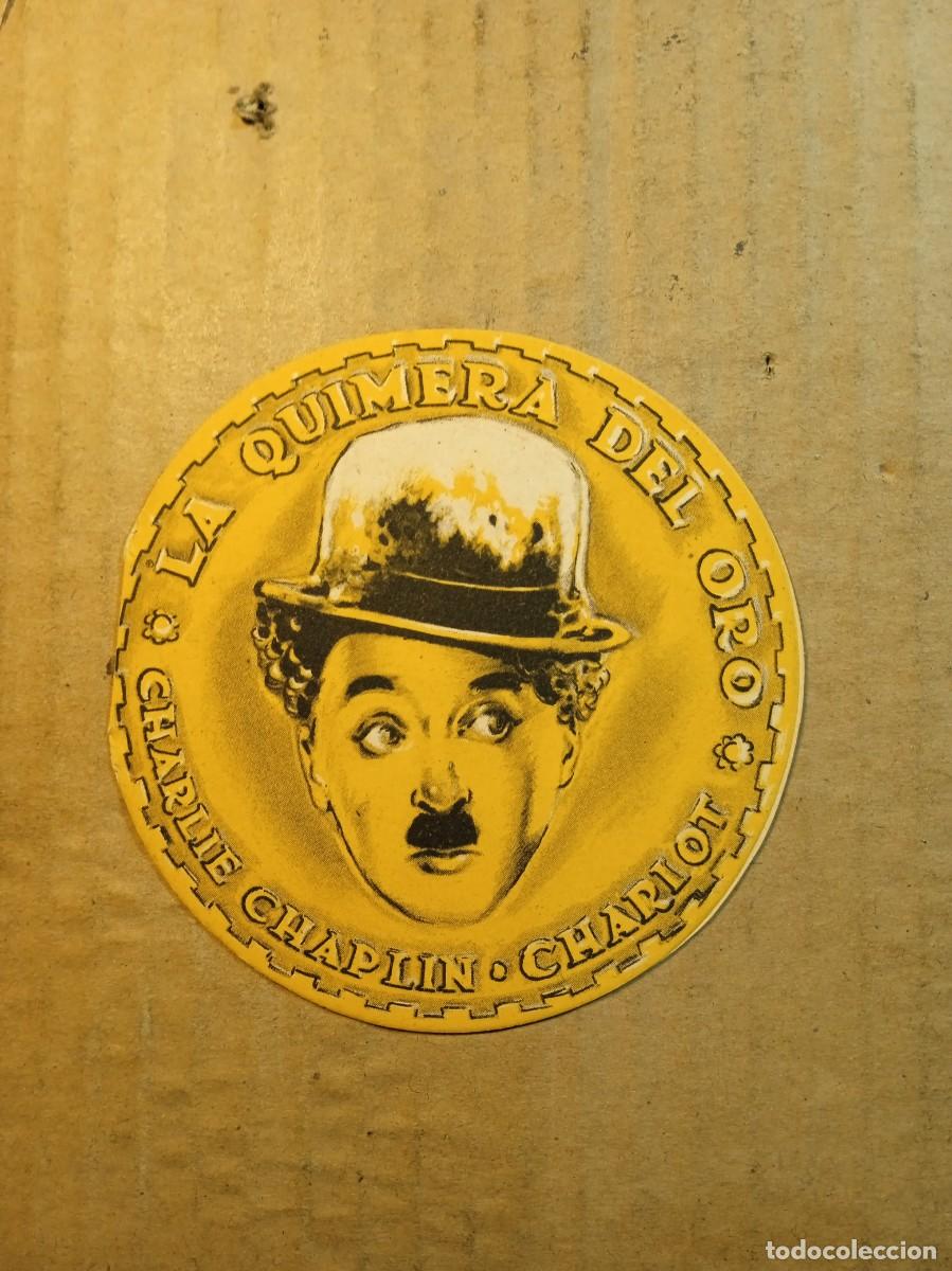 Folhetos de m&atilde;o de filmes antigos de cinema: FOLLETO DE MANO TROQUELADO LA QUIMERA DEL ORO