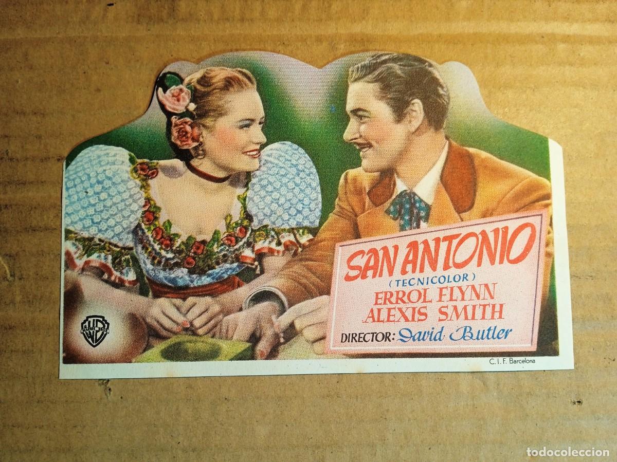 Cine: FOLLETO DE MANO TROQUELADO SAN ANTONIO