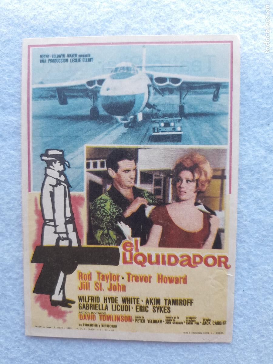 Cine: El Liquidador. A&ntilde;o 1966. Rod Taylor. Trevor Howard. Jill St. John.