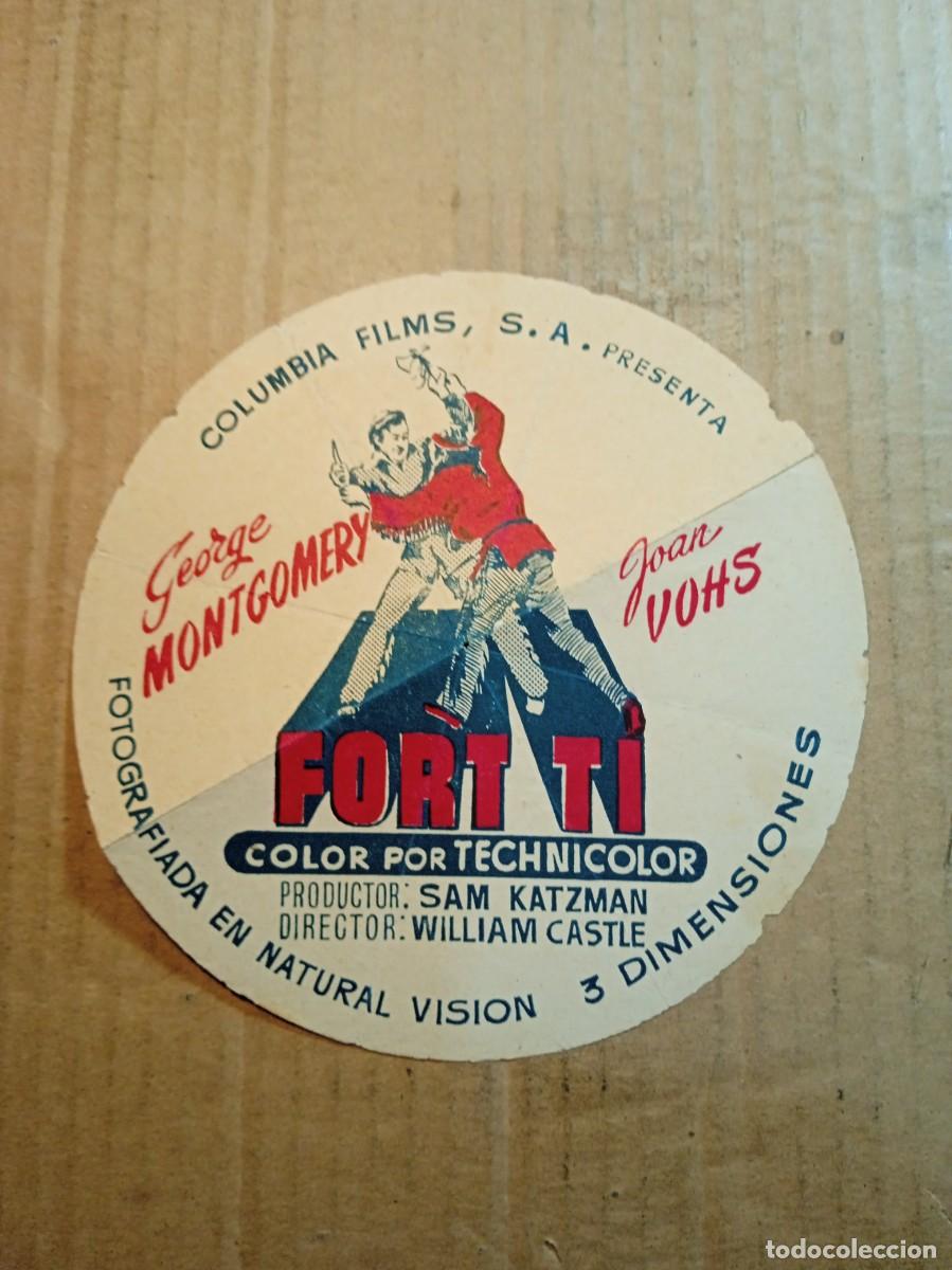  Flyers Publicitaires de films Anciens: FOLLETO DE MANO TROQUELADO FORT TI