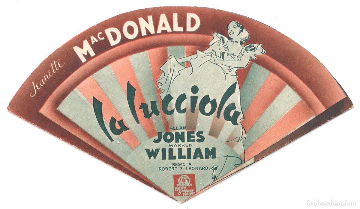 Cine: PTCC 849 LA ESPIA DE CASTILLA PROGRAMA TROQUELADO DESPLEGAB ITALIANO JEANETTE MACDONALD ALLAN JONES