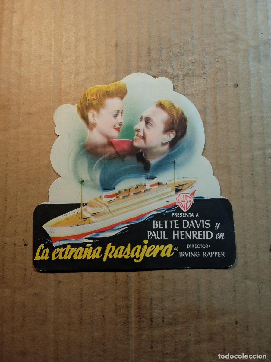 Cine: FOLLETO DE MANO TROQUELADO LA EXTRA&Ntilde;A PAREJA