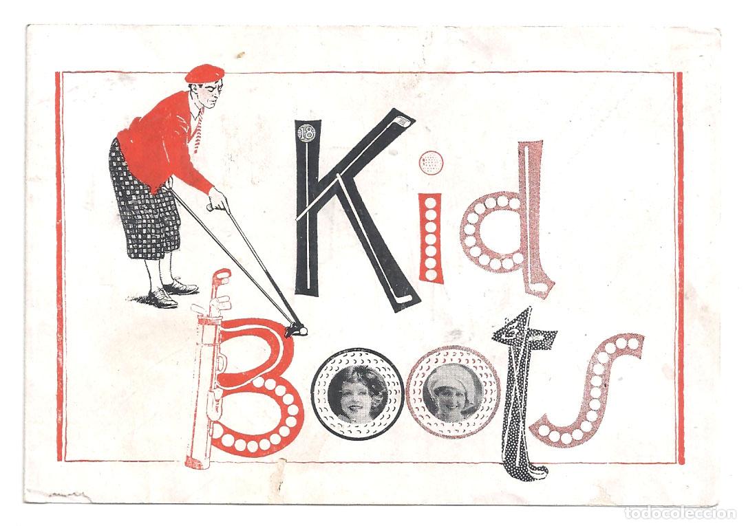 Kino: PTCC 849 KID BOOTS PROGRAMA DOBLE USA EDDIE CANTOR CLARA BOW BILLIE DOVE CINE MUDO