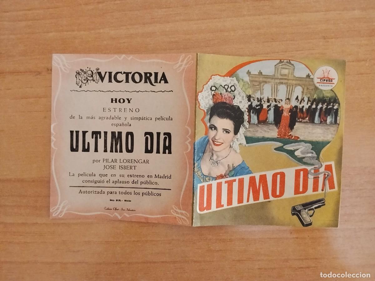  Flyers Publicitaires de films Anciens: TURQ-PROGRAMA DE LA PELICULA --ULTIMO DIA