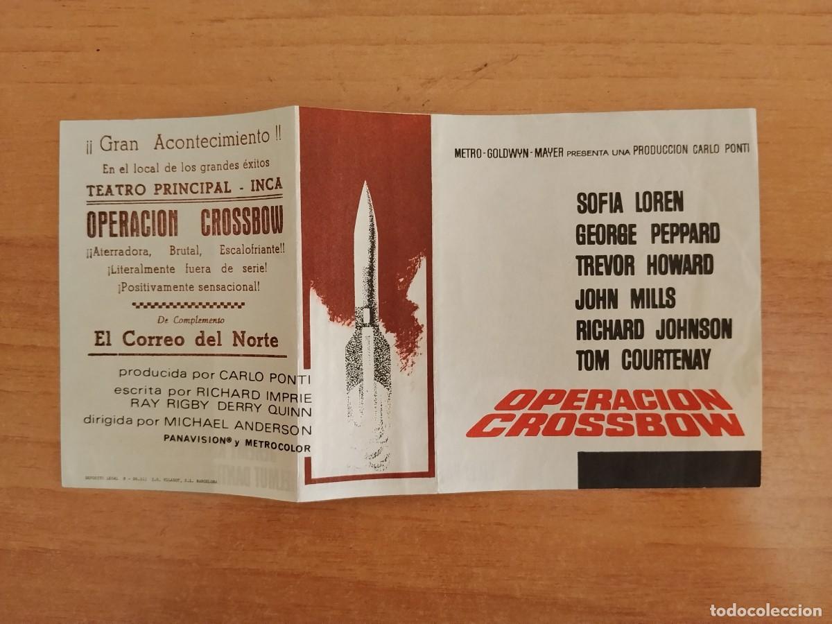 Cinema: TURQ-PROGRAMA DE LA PELICULA --OPERACION CRODDBOW