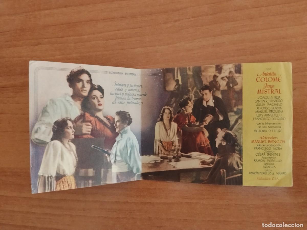 Cine: TURQ-PROGRAMA DE LA PELICULA --LA GITANA Y EL REY - Foto 2