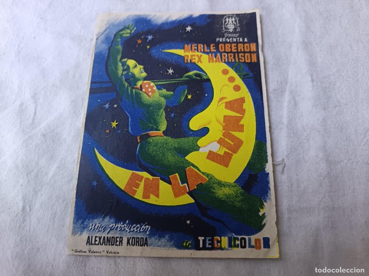 Cine: Folleto de Mano de Cine, En la Luna