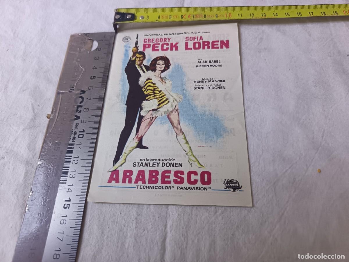 Cine: Folleto de Mano de Cine, Arabesco - Foto 3