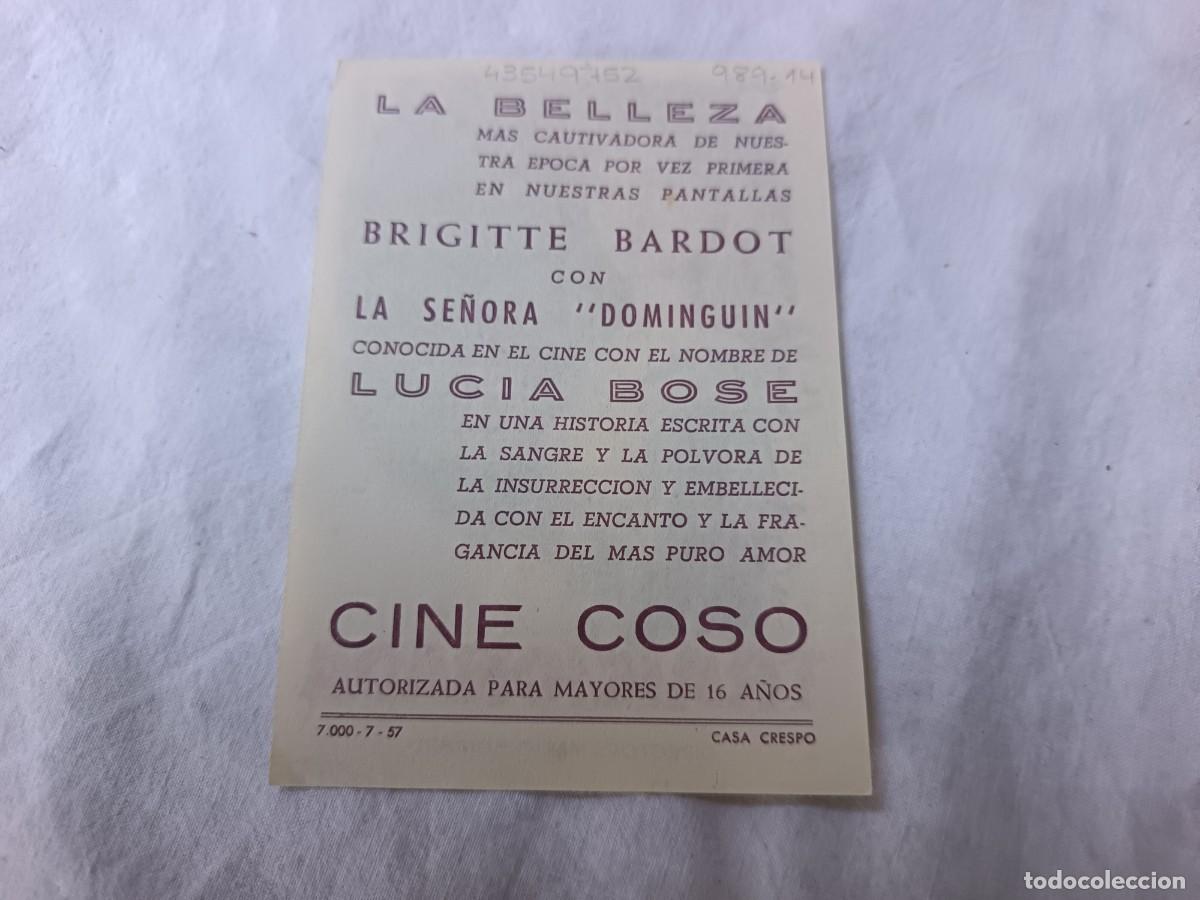 Cine: Folleto de Mano de Cine, Traicionada - Foto 2