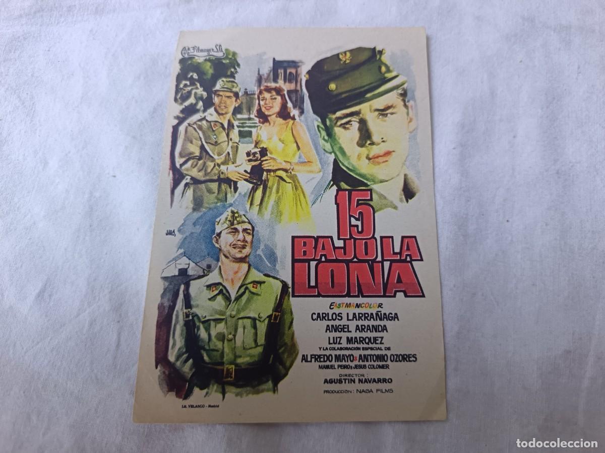 Kino: Folleto de Mano de Cine, 15 Bajo la Lona