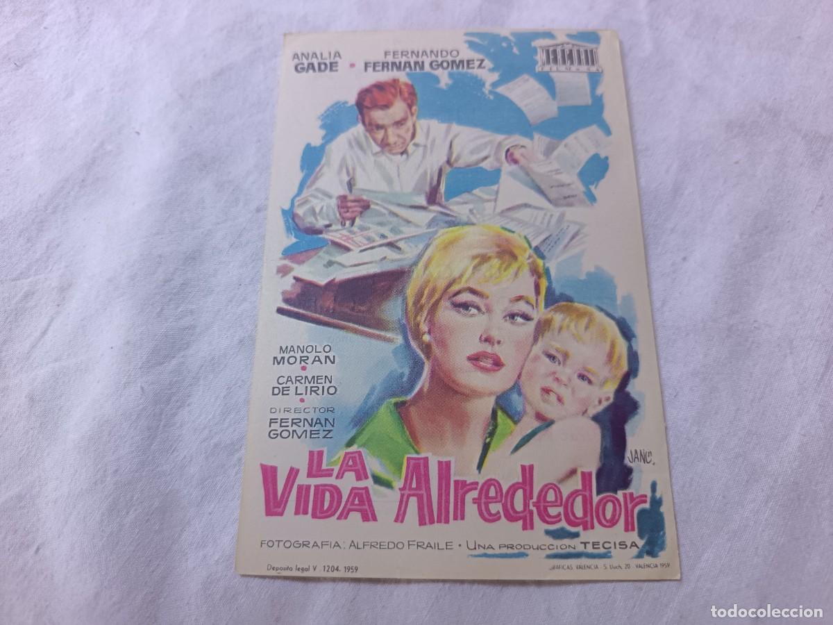 Cine: Folleto de Mano de Cine, La Vida Alrededor