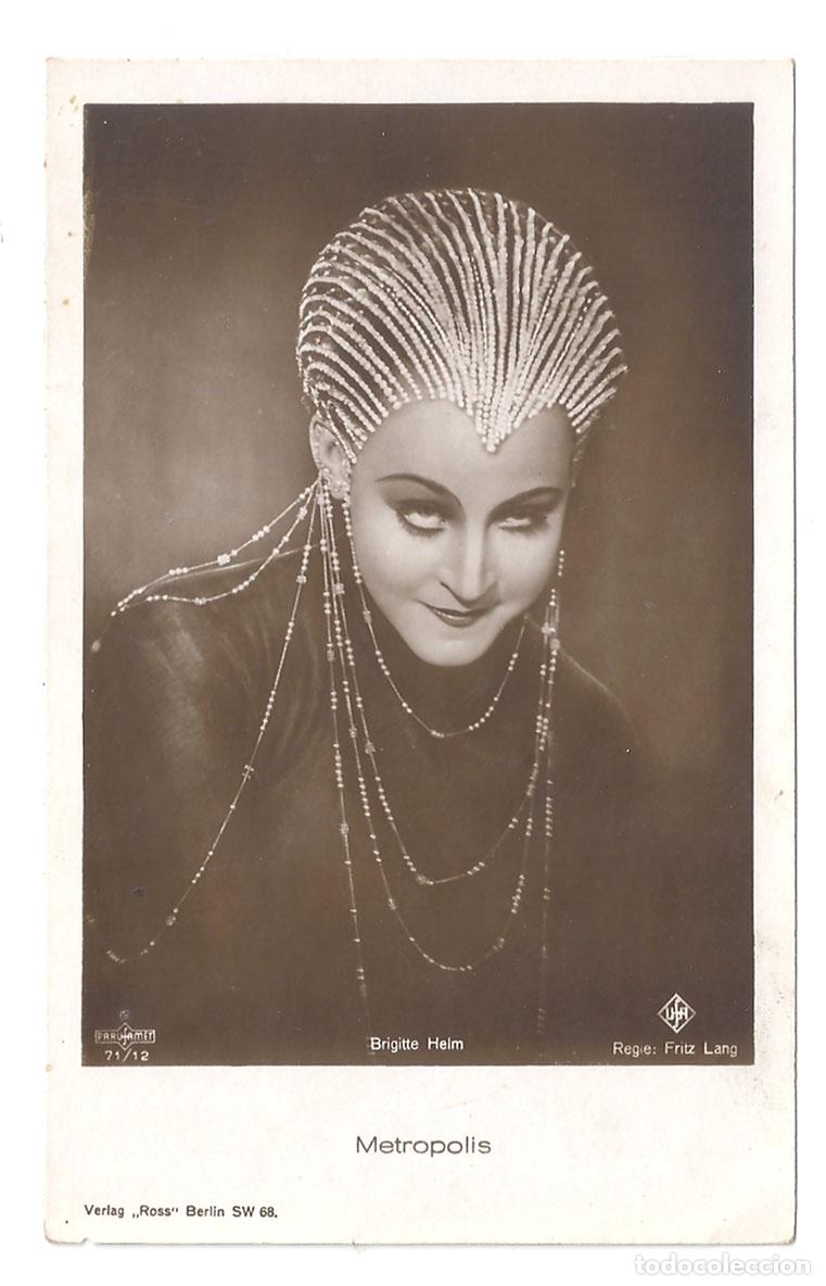 Cinema: PTCC 850 METROPOLIS TARJETA UFA FRITZ LANG BRIGITTE HELM CINE MUDO