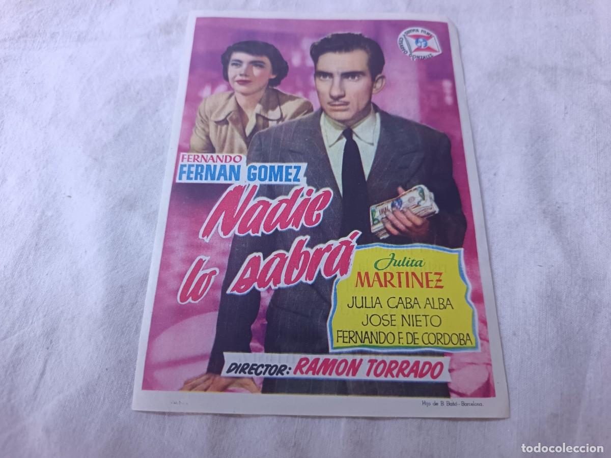 Kino: Folleto de Mano de Cine, Nadie lo Sabr&aacute;