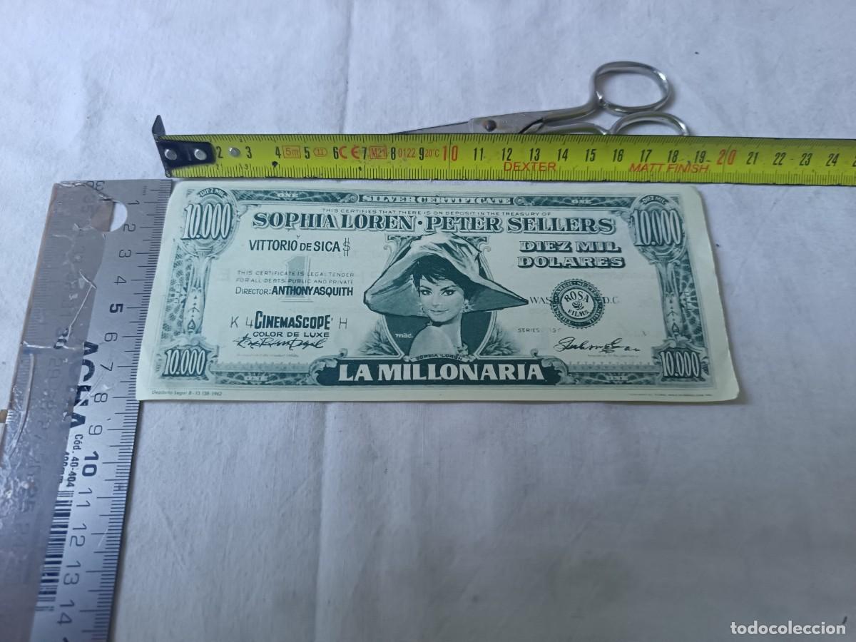 Cine: Folleto de Mano de Cine, La Millonaria - Foto 3