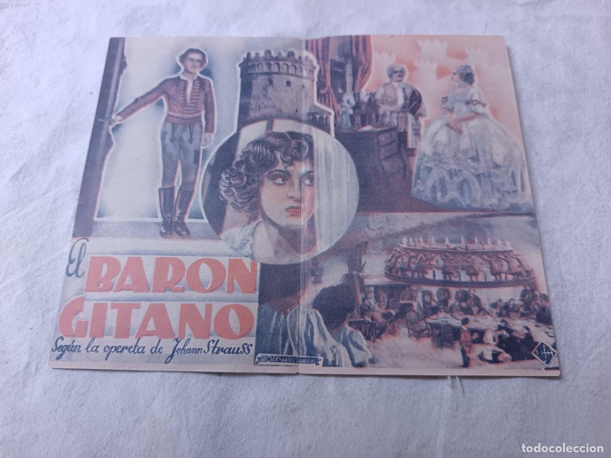 Cine: Folleto de Mano de Cine, El Bar&oacute;n Gitano - Foto 2