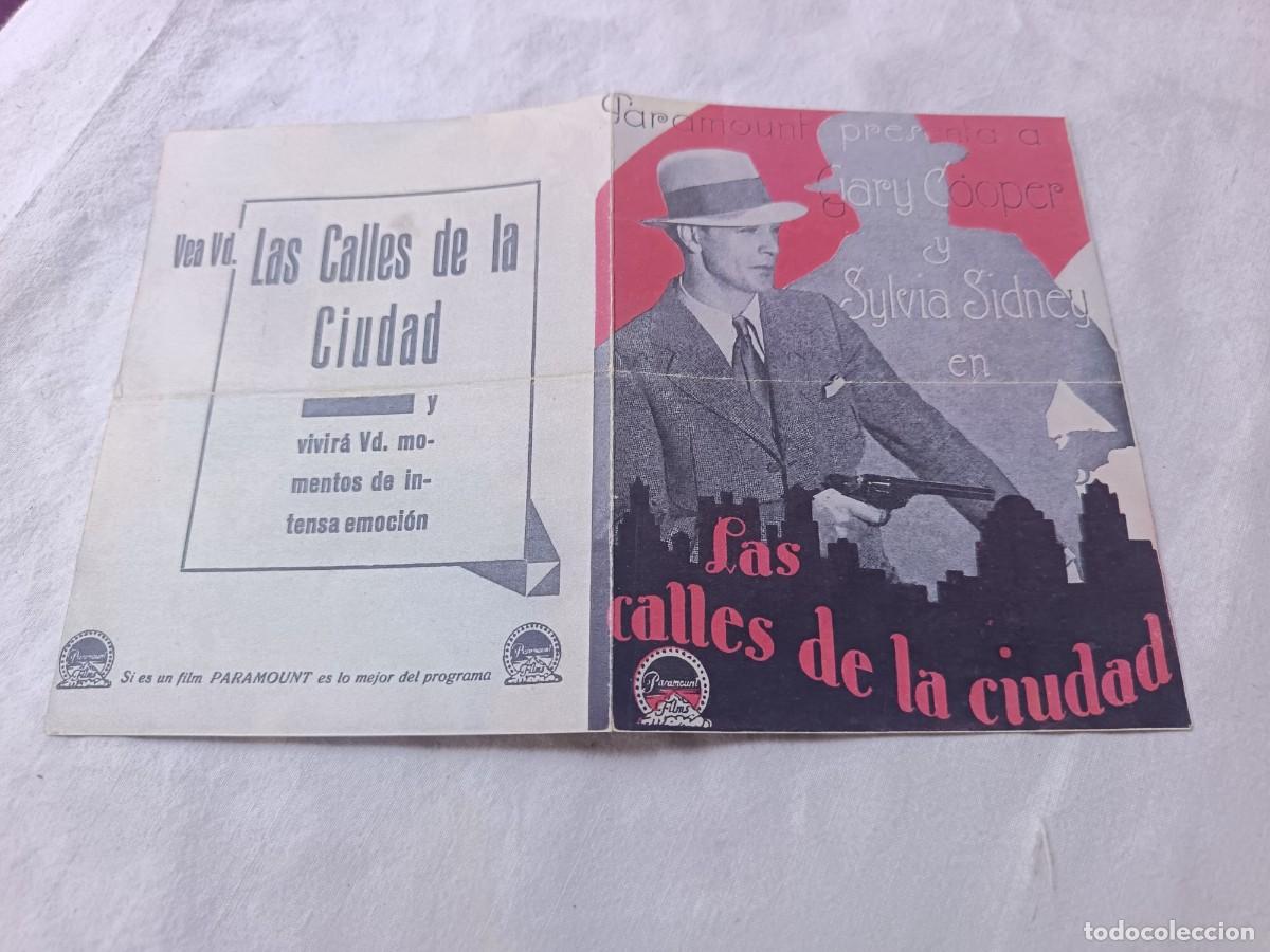 Cine: Folleto de Mano de Cine, Las Calles de la Ciudad